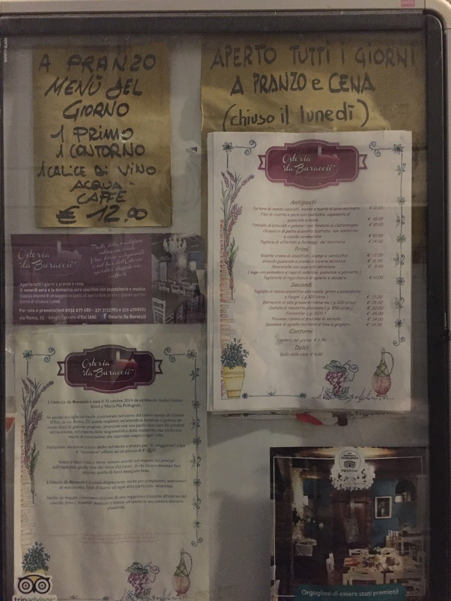 Menu Osteria Da Buraccio'-3